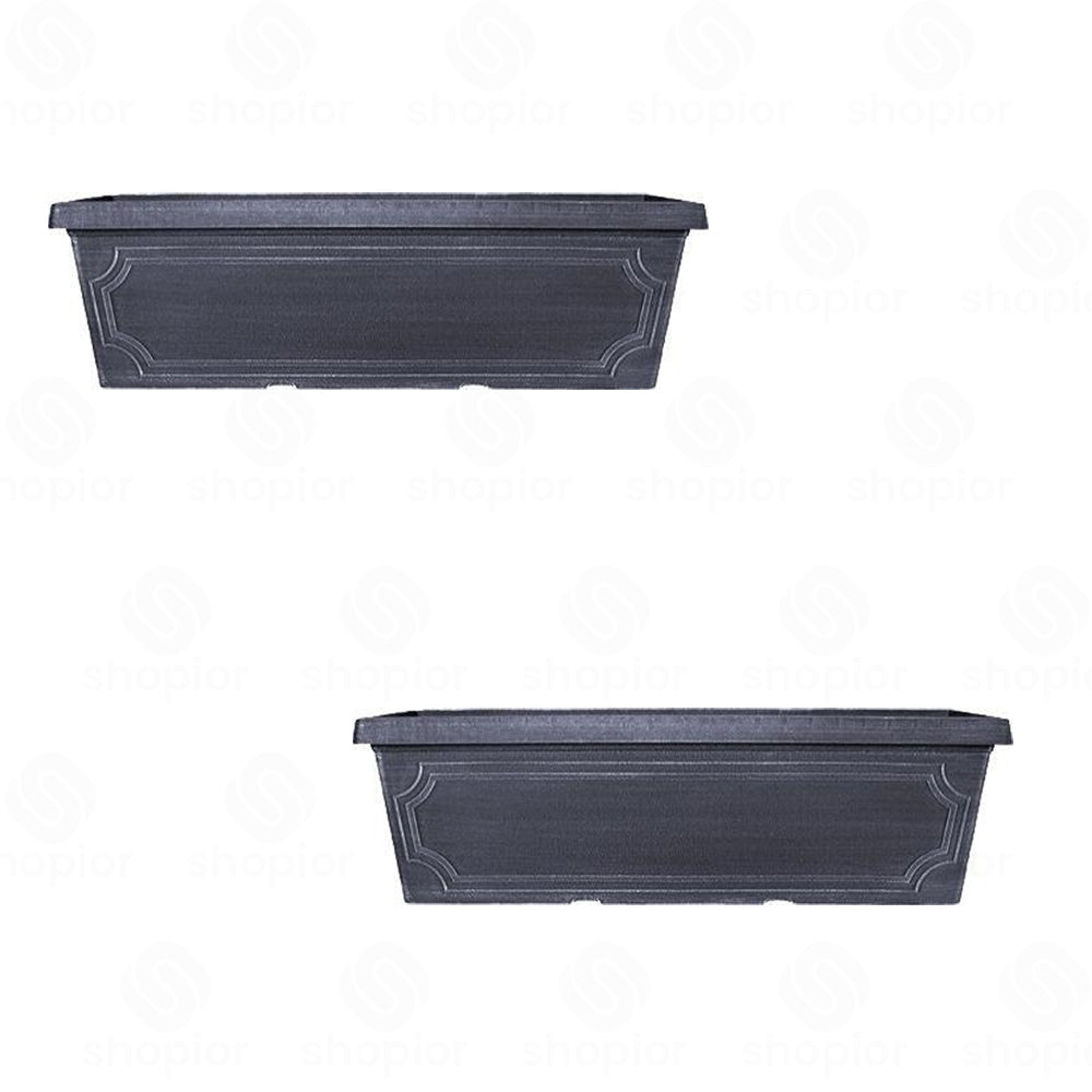 Classic Estate Planter Collection – Chalk Effect | Round, Square, Tall Square & Window Box Plant Pots
