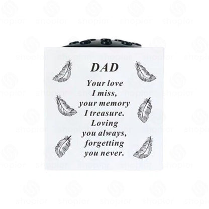 Graveside Memorial Rose Bowl Flower Holder Vase | Grave Decoration Ornament with Removable Lid | Weather Resistant Memorial Flower Vase – Graveside Ornaments for Loved Ones