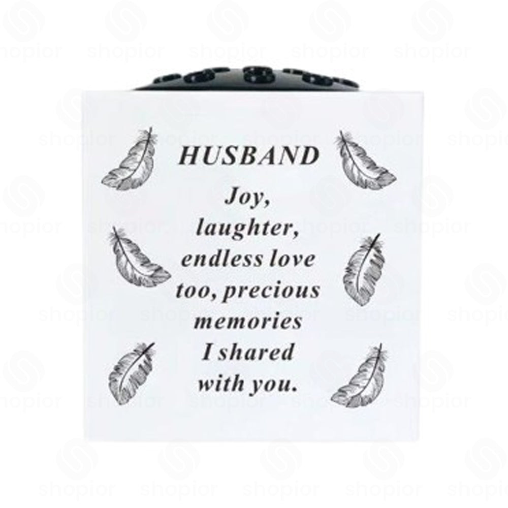 Graveside Memorial Rose Bowl Flower Holder Vase | Grave Decoration Ornament with Removable Lid | Weather Resistant Memorial Flower Vase – Graveside Ornaments for Loved Ones
