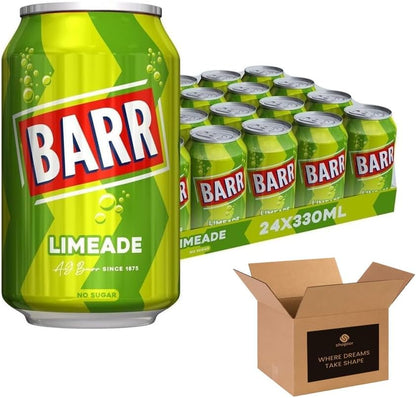 Barr & IRN-BRU & BOTTLES - No Sugar Fizzy Drink Soft Drink Cans – Variety Flavours