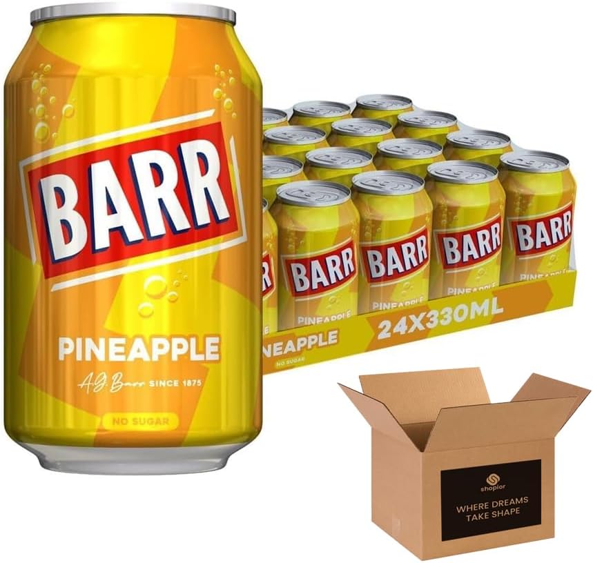 Barr & IRN-BRU & BOTTLES - No Sugar Fizzy Drink Soft Drink Cans – Variety Flavours