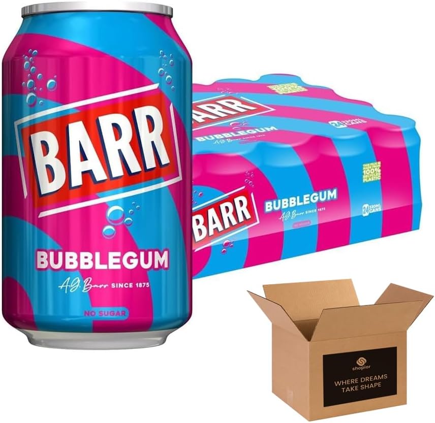 Barr & IRN-BRU & BOTTLES - No Sugar Fizzy Drink Soft Drink Cans – Variety Flavours