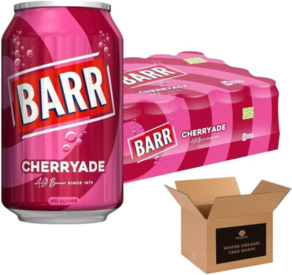 Barr & IRN-BRU & BOTTLES - No Sugar Fizzy Drink Soft Drink Cans – Variety Flavours