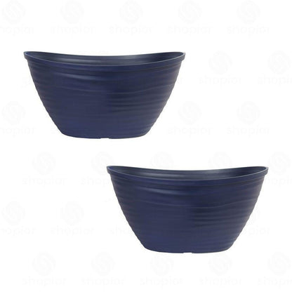 Dune Planter with Rim 48cm & 51cm Oval Garden Plant Pot | Large Outdoor Indoor Planter