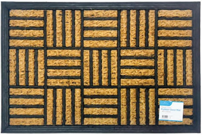 Heavy Duty Coco Coir Rubber Door Mat – Non Slip Outdoor & Indoor Entrance Mat