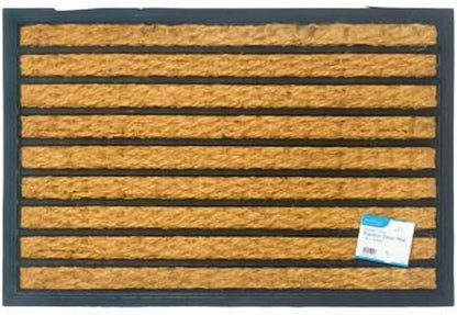 Heavy Duty Coco Coir Rubber Door Mat – Non Slip Outdoor & Indoor Entrance Mat