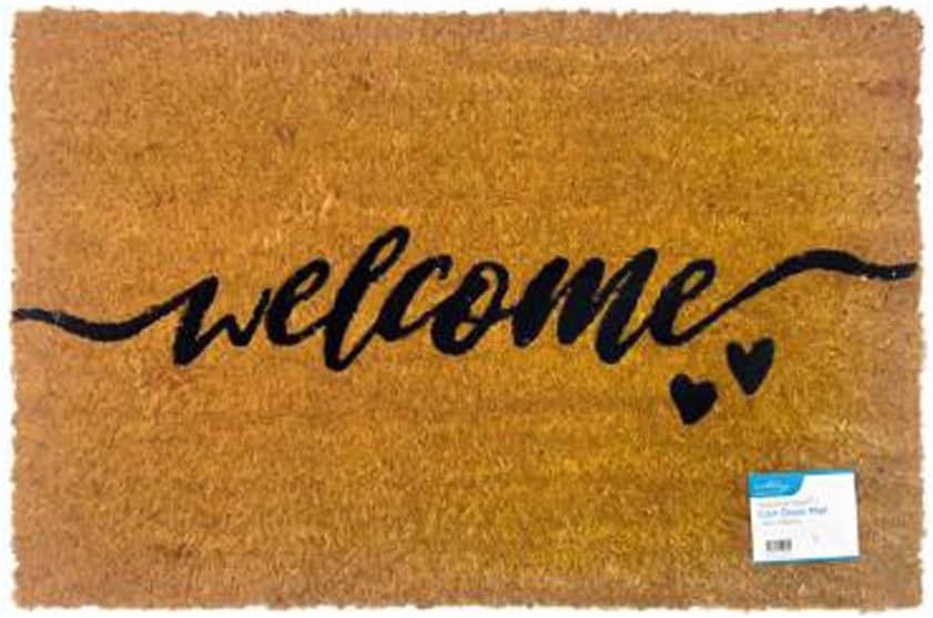 Heavy Duty Coco Coir Rubber Door Mat – Non Slip Outdoor & Indoor Entrance Mat