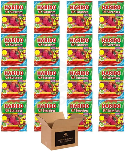 Sweets Share Size Bags Pack of 12 | Sweet & Sour Jellies, Gummy Candy & Chewy