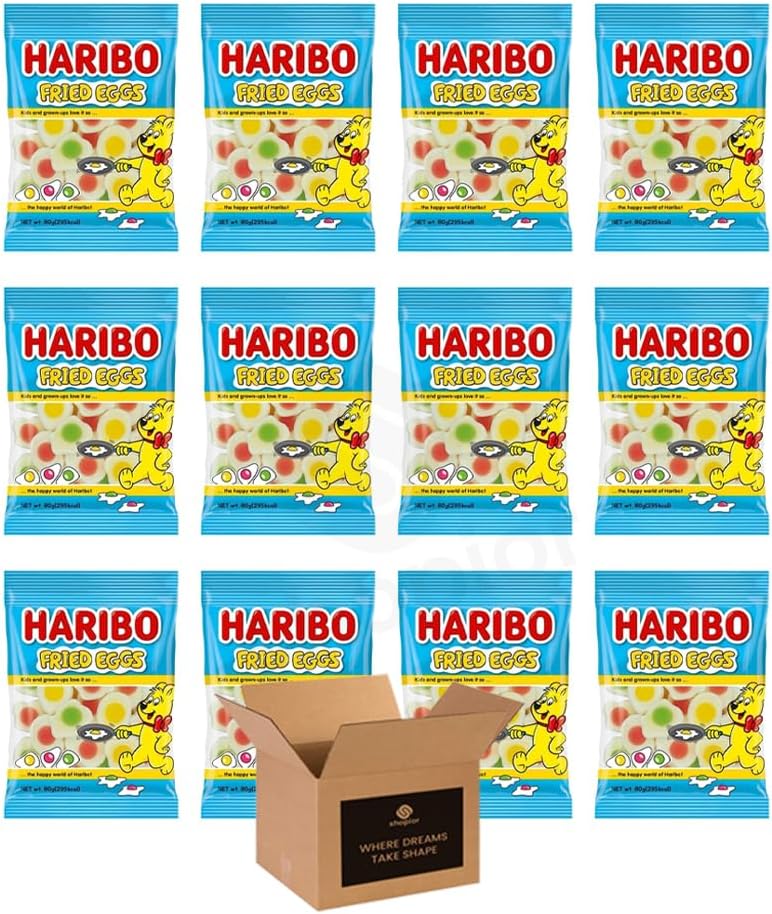 Sweets Share Size Bags Pack of 12 | Sweet & Sour Jellies, Gummy Candy & Chewy