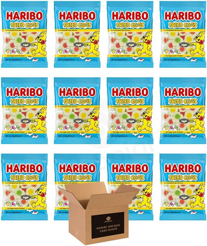 Sweets Share Size Bags Pack of 12 | Sweet & Sour Jellies, Gummy Candy & Chewy