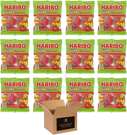 Sweets Share Size Bags Pack of 12 | Sweet & Sour Jellies, Gummy Candy & Chewy