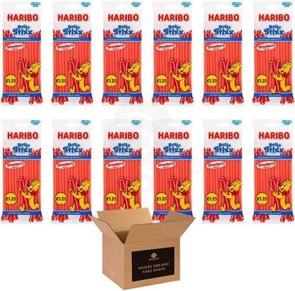 Sweets Share Size Bags Pack of 12 | Sweet & Sour Jellies, Gummy Candy & Chewy