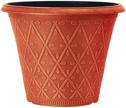 Plastic Prisma Planters | Festive Garden Planting 9L – Round Garden Plant Pots