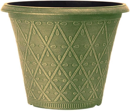 Plastic Prisma Planters | Festive Garden Planting 9L – Round Garden Plant Pots