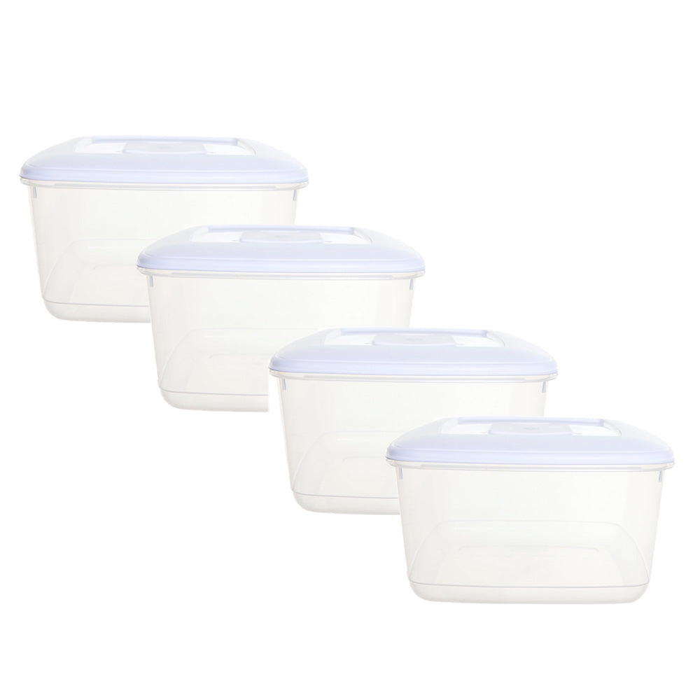 10L Airtight Food Storage Container with Lid – BPA-Free Plastic Square Box | Fridge, Freezer, Microwave & Dishwasher Safe | Dry Food, Flour, Cereal, Pasta, Meal Prep Organizer