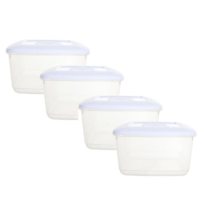 10L Airtight Food Storage Container with Lid – BPA-Free Plastic Square Box | Fridge, Freezer, Microwave & Dishwasher Safe | Dry Food, Flour, Cereal, Pasta, Meal Prep Organizer