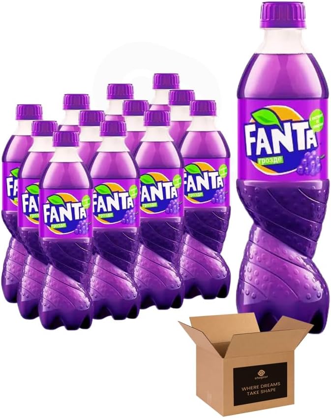 Fanta Soft Drinks Variety – Fruit Flavoured Fizzy Drinks in Cans & Bottles