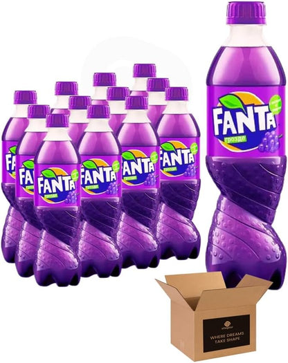 Fanta Soft Drinks Variety – Fruit Flavoured Fizzy Drinks in Cans & Bottles