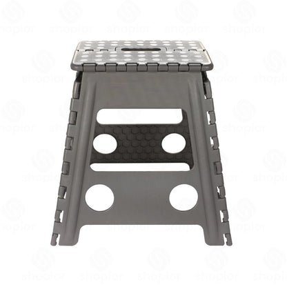 Heavy Duty Folding Step Stool Lightweight Plastic Foldable & Portable Footstool