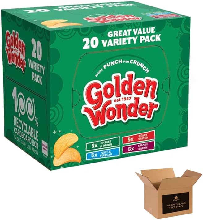 Fully Flavoured 4 Unique Flavours. Includes 32 Individual Packs For Snacking