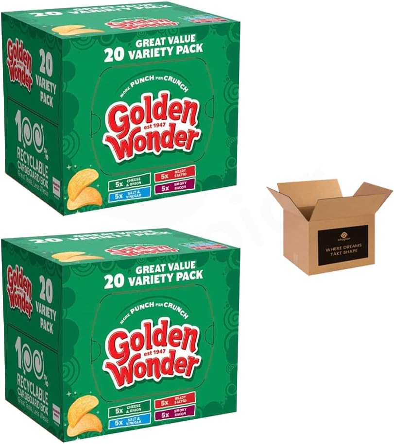 Fully Flavoured 4 Unique Flavours. Includes 32 Individual Packs For Snacking