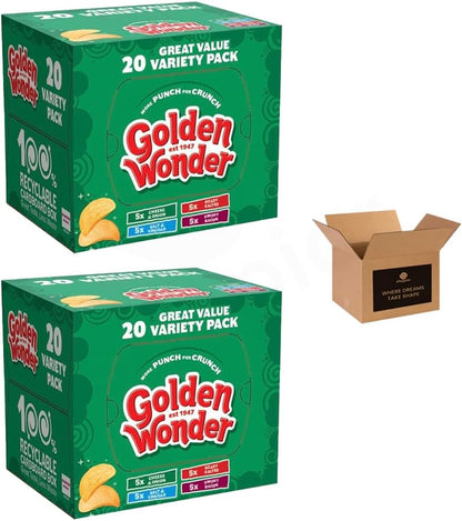Fully Flavoured 4 Unique Flavours. Includes 32 Individual Packs For Snacking
