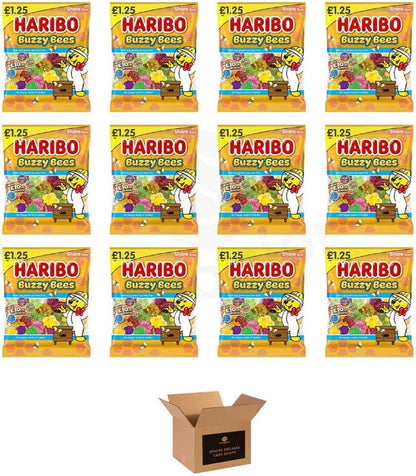 Sweets Share Size Bags Pack of 12 | Sweet & Sour Jellies, Gummy Candy & Chewy