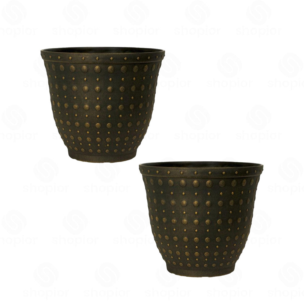 Hobnail Large Bowl & Planter Pots | Antique Textured Garden Planters 30cm–45cm