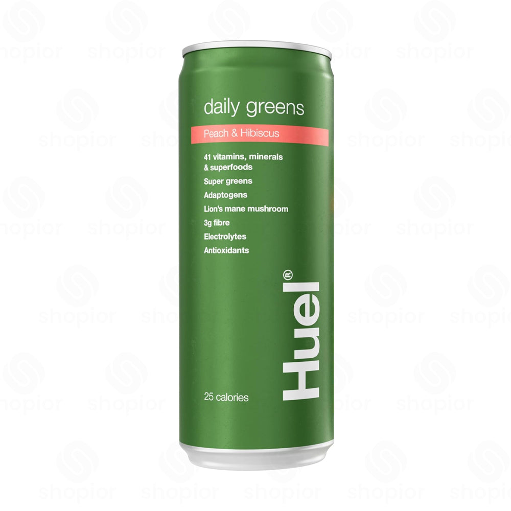 Huel Sparkling Greens Ready to Drink Superfood Beverage, 41 Vitamins & Minerals