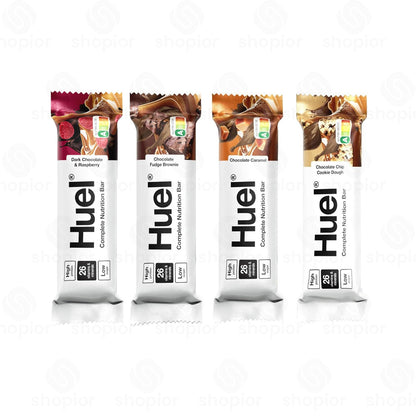 Huel Complete Nutrition Bar 55g x 12 – High Protein, Low Sugar, Vegan Chocolate
