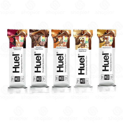 Huel Complete Nutrition Bar 55g x 12 – High Protein, Low Sugar, Vegan Chocolate