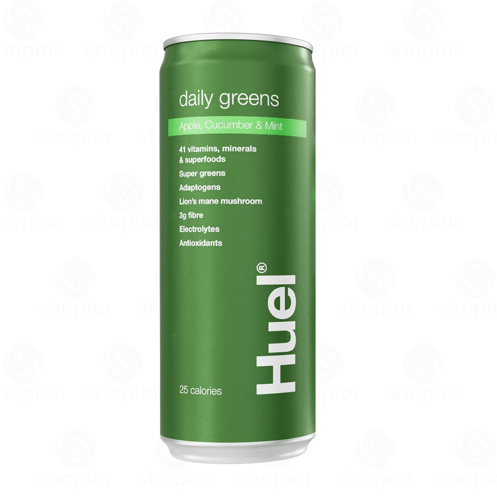 Huel Sparkling Greens Ready to Drink Superfood Beverage, 41 Vitamins & Minerals