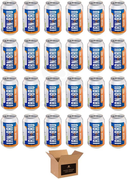 Barr & IRN-BRU & BOTTLES - No Sugar Fizzy Drink Soft Drink Cans – Variety Flavours
