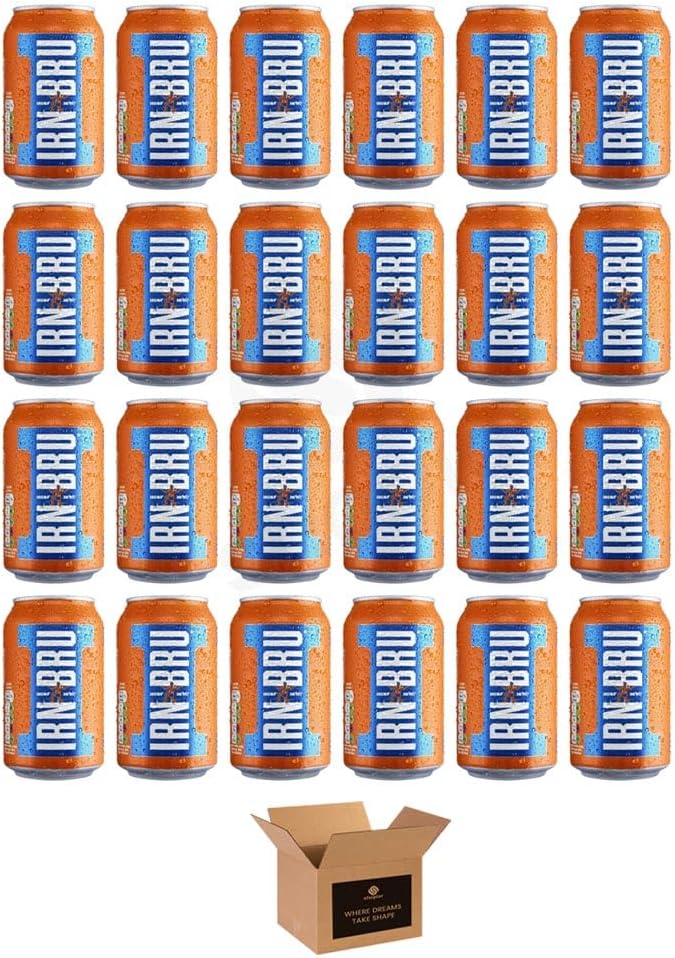 Barr & IRN-BRU & BOTTLES - No Sugar Fizzy Drink Soft Drink Cans – Variety Flavours