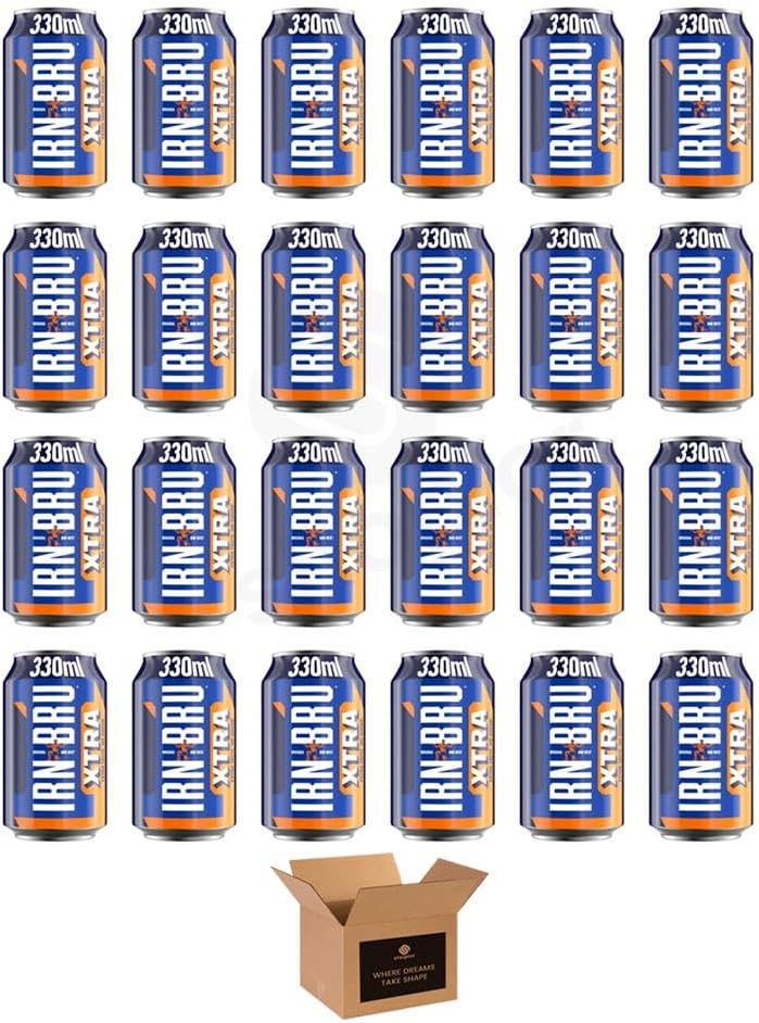 Barr & IRN-BRU & BOTTLES - No Sugar Fizzy Drink Soft Drink Cans – Variety Flavours