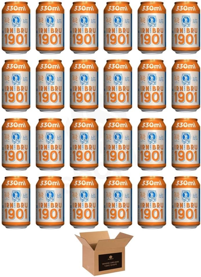 Barr & IRN-BRU & BOTTLES - No Sugar Fizzy Drink Soft Drink Cans – Variety Flavours