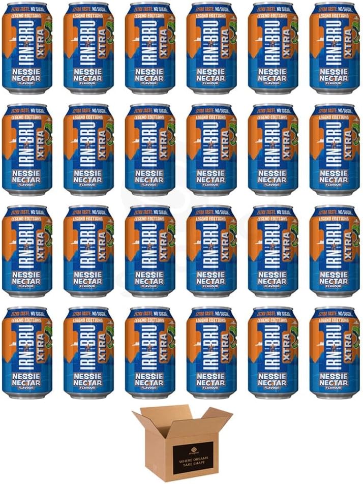 Barr & IRN-BRU & BOTTLES - No Sugar Fizzy Drink Soft Drink Cans – Variety Flavours