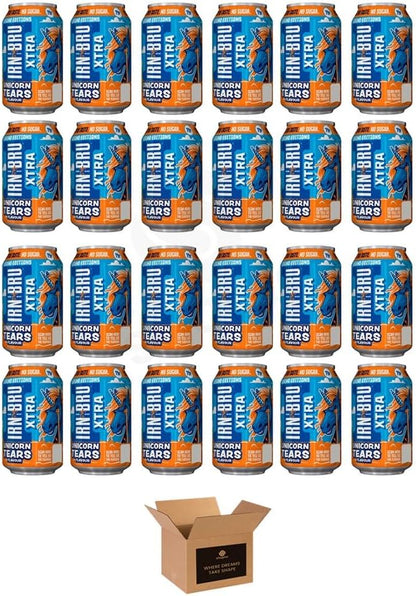 Barr & IRN-BRU & BOTTLES - No Sugar Fizzy Drink Soft Drink Cans – Variety Flavours