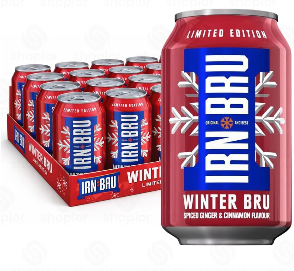 Barr & IRN-BRU & BOTTLES - No Sugar Fizzy Drink Soft Drink Cans – Variety Flavours
