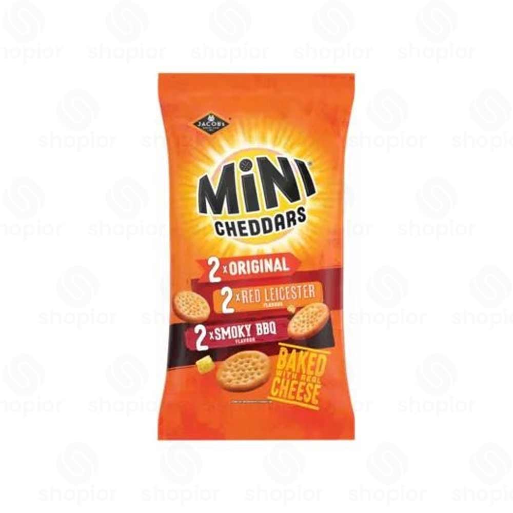 Jacob’s Cracker Crisps & Savoury – Flavoured Crinklys, Mini Cheddars Snacks