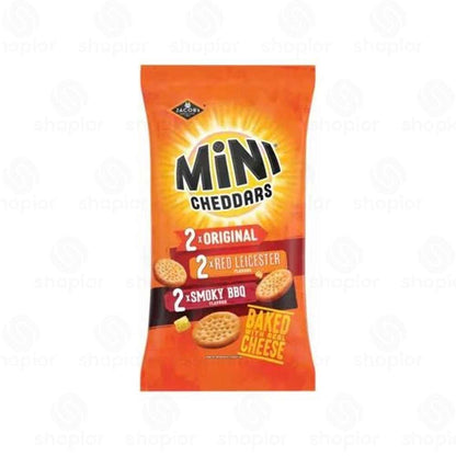 Jacob’s Cracker Crisps & Savoury – Flavoured Crinklys, Mini Cheddars Snacks