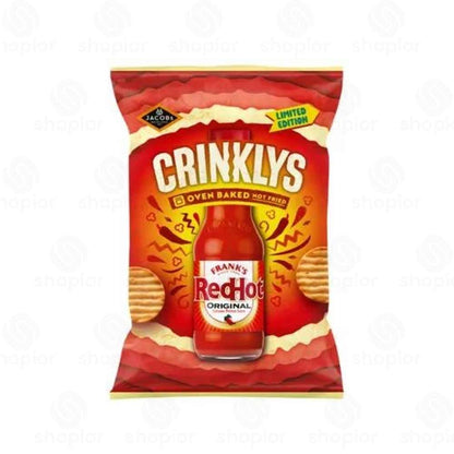 Jacob’s Cracker Crisps & Savoury Snack – Flavoured Crinklys Sharing Snacks