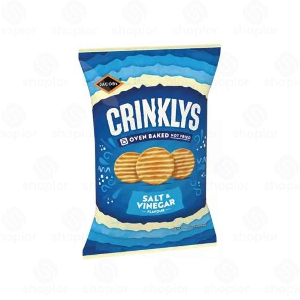 Jacob’s Cracker Crisps & Savoury Snack – Flavoured Crinklys Sharing Snacks