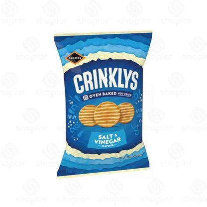 Jacob’s Cracker Crisps & Savoury Snack – Flavoured Crinklys Sharing Snacks
