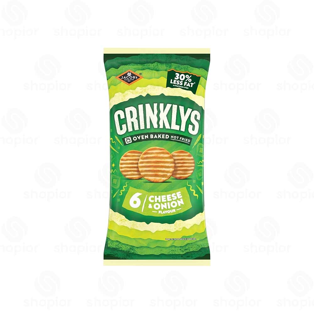 Jacob’s Cracker Crisps & Savoury – Flavoured Crinklys, Mini Cheddars Snacks