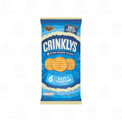 Jacob’s Cracker Crisps & Savoury – Flavoured Crinklys, Mini Cheddars Snacks