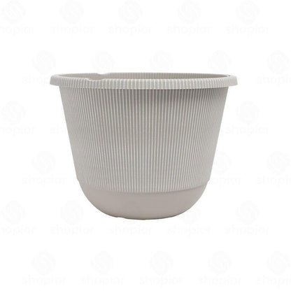 Jake Faux Ribbed Plant Pot Collection – Modern Indoor & Outdoor Garden Planters,