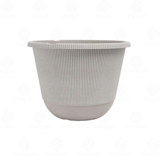 Jake Faux Ribbed Plant Pot Collection – Modern Indoor & Outdoor Garden Planters,