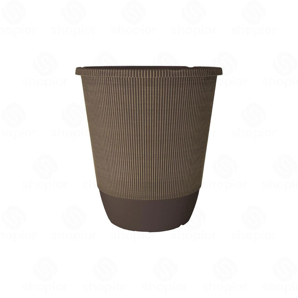 Jake Faux Ribbed Plant Pot Collection – Modern Indoor & Outdoor Garden Planters,