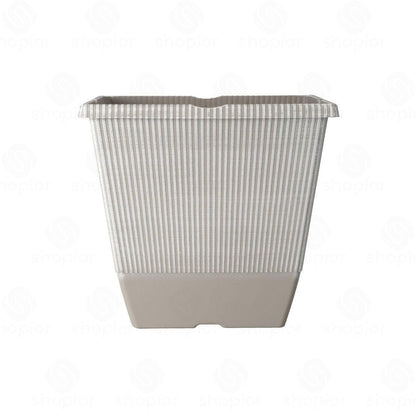 Jake Faux Ribbed Plant Pot Collection – Modern Indoor & Outdoor Garden Planters,